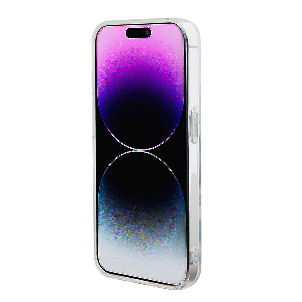 Apple iPhone 15 Pro Kılıf U.S. Polo Assn. Orjinal Lisanslı Magsafe Şarj Özellikli Transparan Tasarım Kapak Mavi