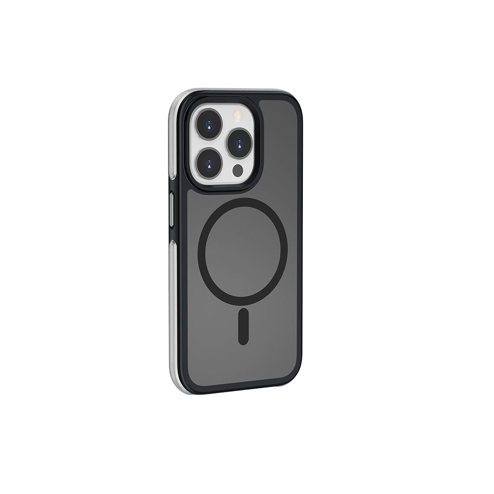 Apple iPhone 15 Pro Kılıf Wiwu ZKK-012 Magsafe Şarj Özellikli Air Cushion Kapak Siyah