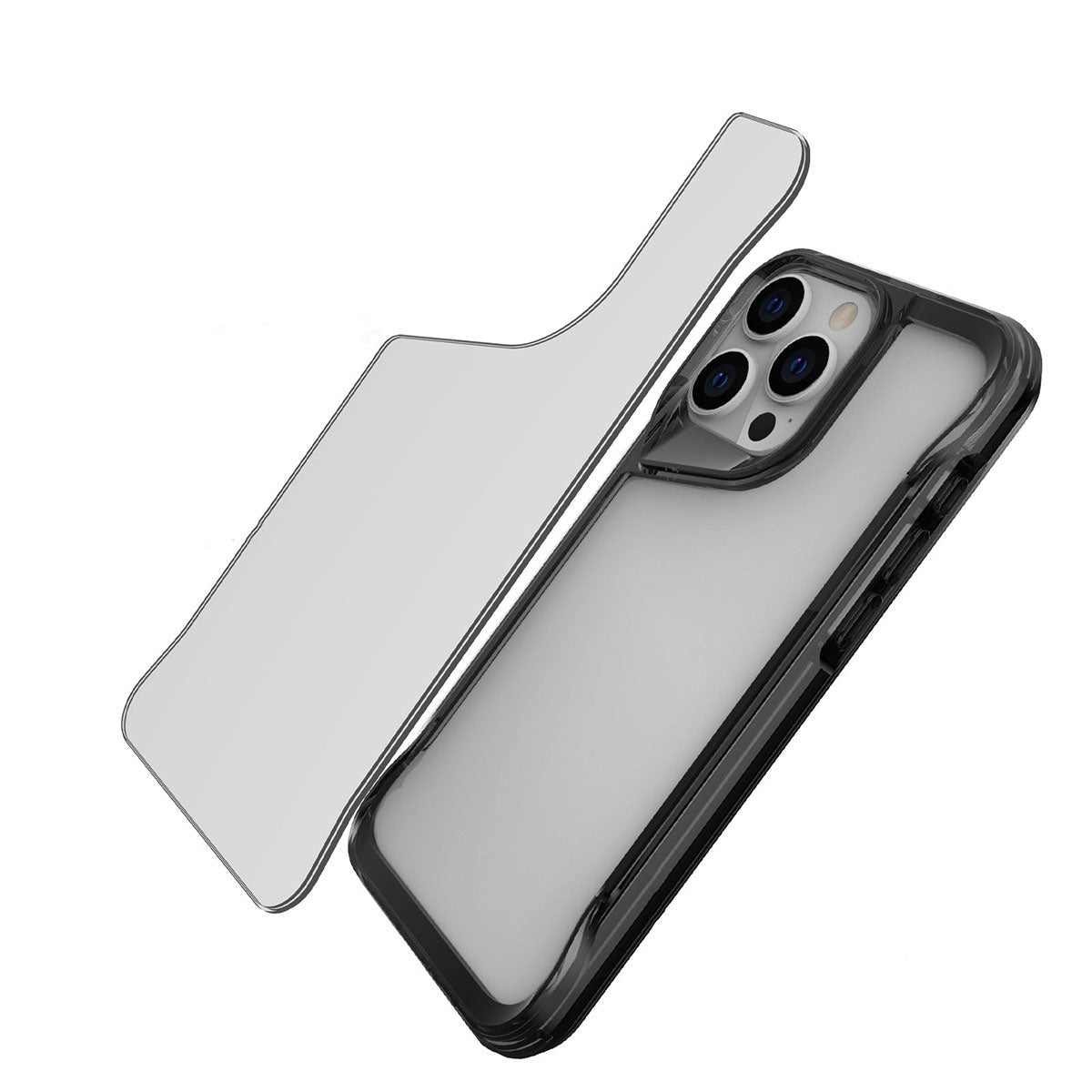 Apple iPhone 15 Pro Kılıf Zore T-Max Kapak Renksiz