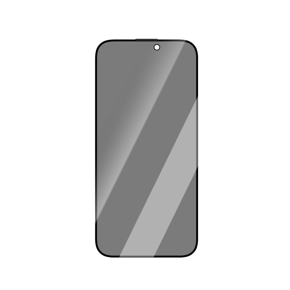 Apple iPhone 15 Pro Max CaseWorld Armor Serisi Eyesafe Teknolojili 0.15mm 3D Privacy Temperli Cam Ekran Koruyucu + Uygulama Aparatlı Siyah