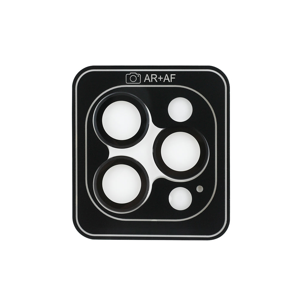 Apple iPhone 15 Pro Max Guess Orjinal Lisanslı Metal Kamera Lens Koruyucu Siyah