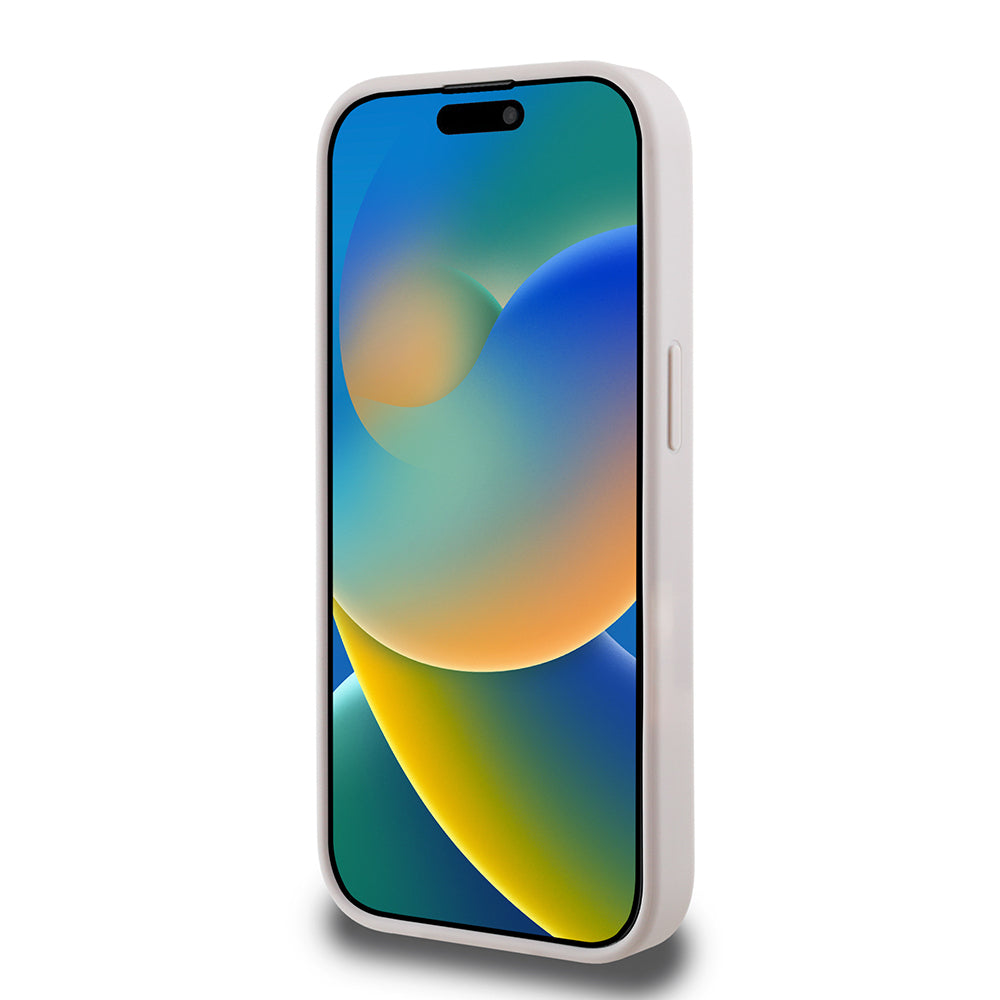 Apple iPhone 15 Pro Max Kılıf Guess Orjinal Lisanslı Magsafe Şarj Özellikli 4G Desen Yazı Logolu Kapak Siyah