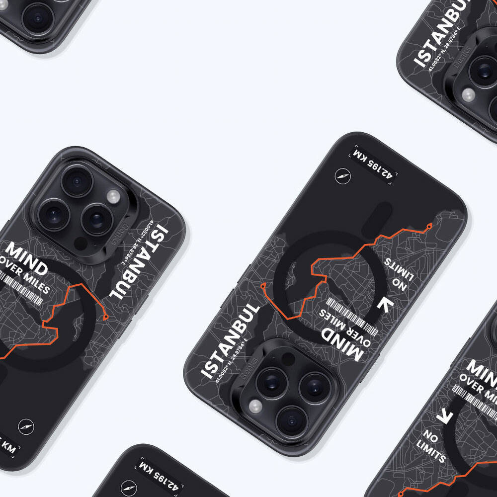 Apple iPhone 15 Pro Max Kılıf Magsafe Şarj Özellikli Benks City Serisi Kapak Siyah