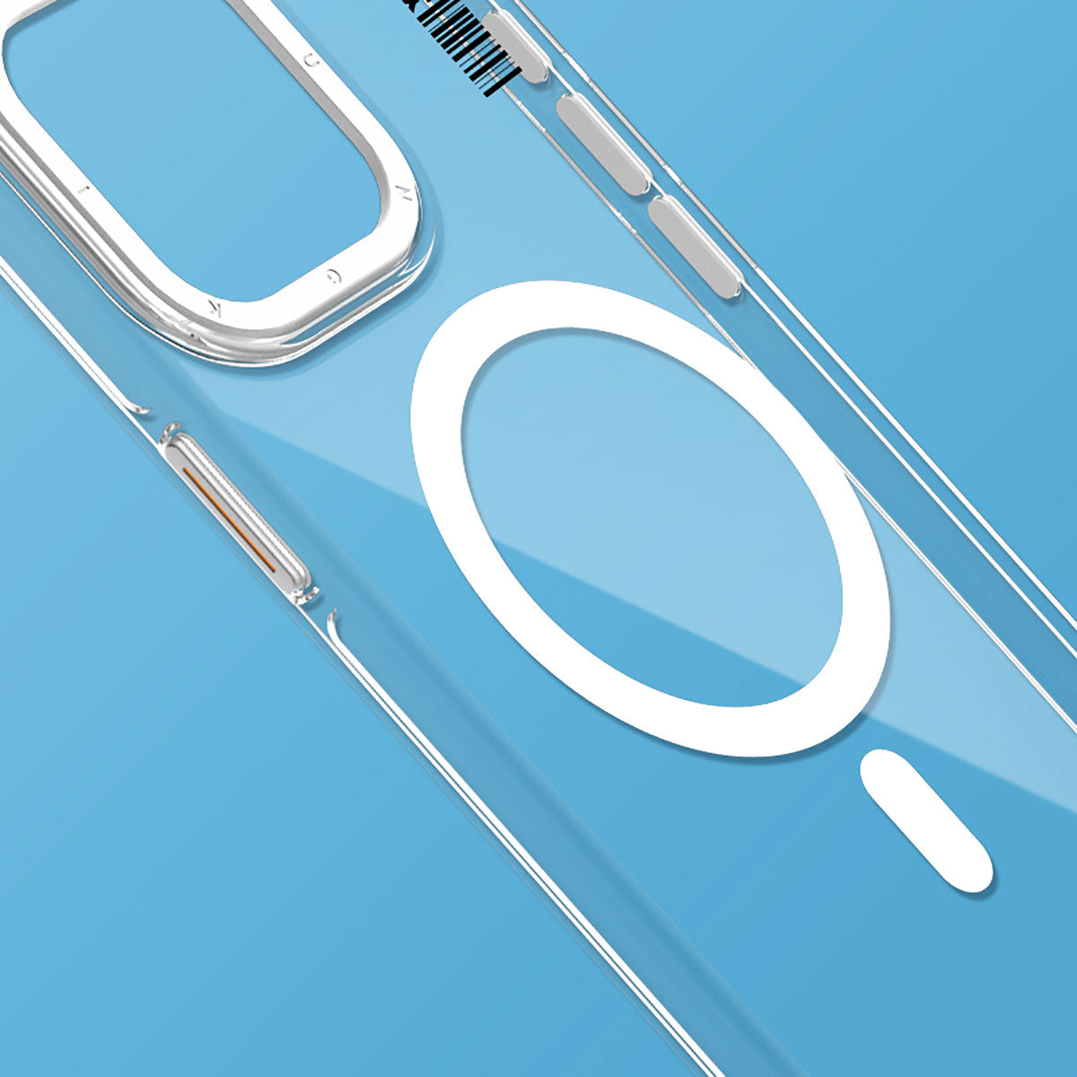 Apple iPhone 15 Pro Max Kılıf Magsafe Şarj Özellikli Şeffaf Youngkit Crystal Shield Serisi Kapak Renksiz