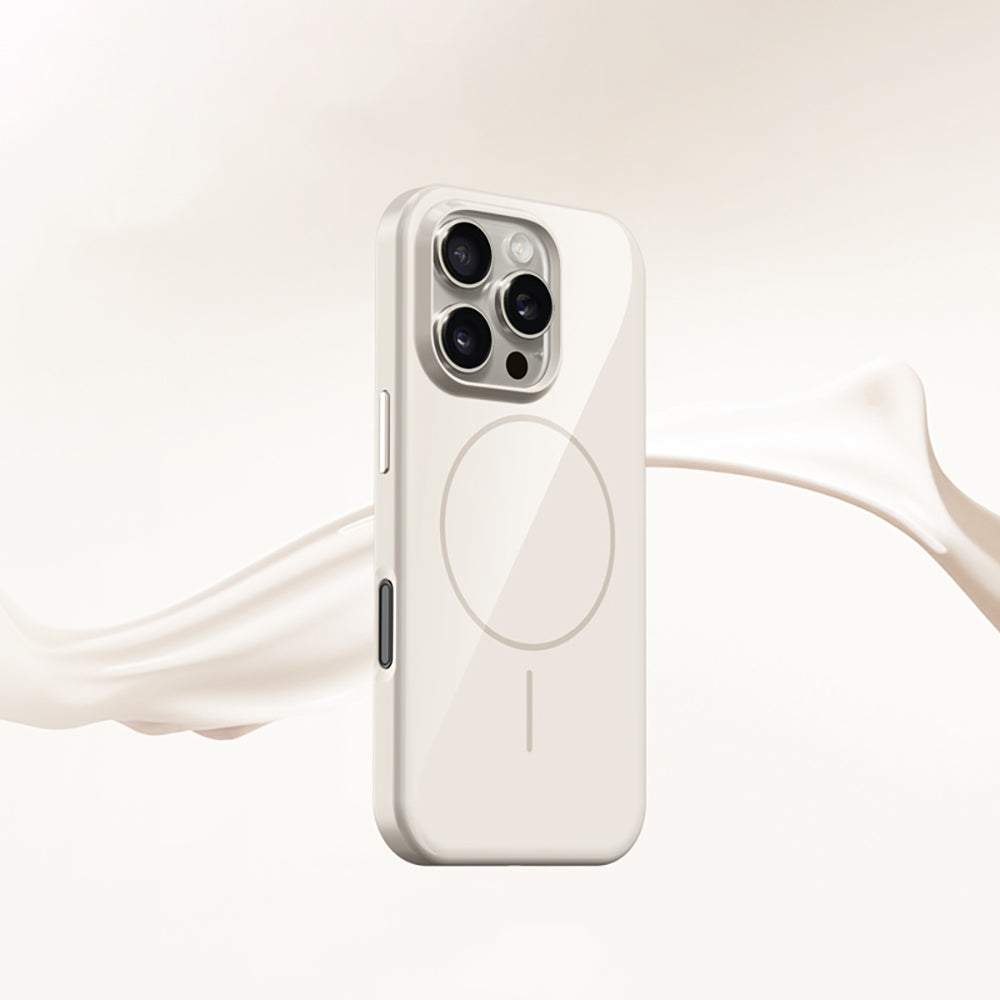 Apple iPhone 15 Pro Max Kılıf M-safe Şarj Özellikli Wlons Frego Kapak Mor