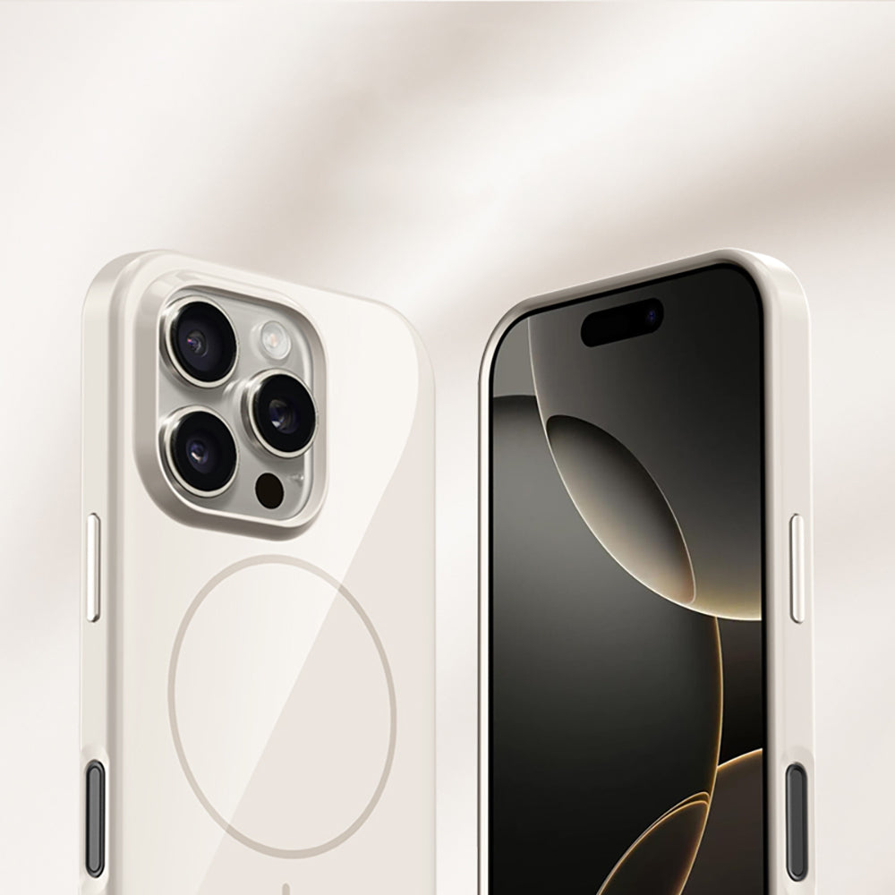 Apple iPhone 15 Pro Max Kılıf M-safe Şarj Özellikli Wlons Frego Kapak Siyah