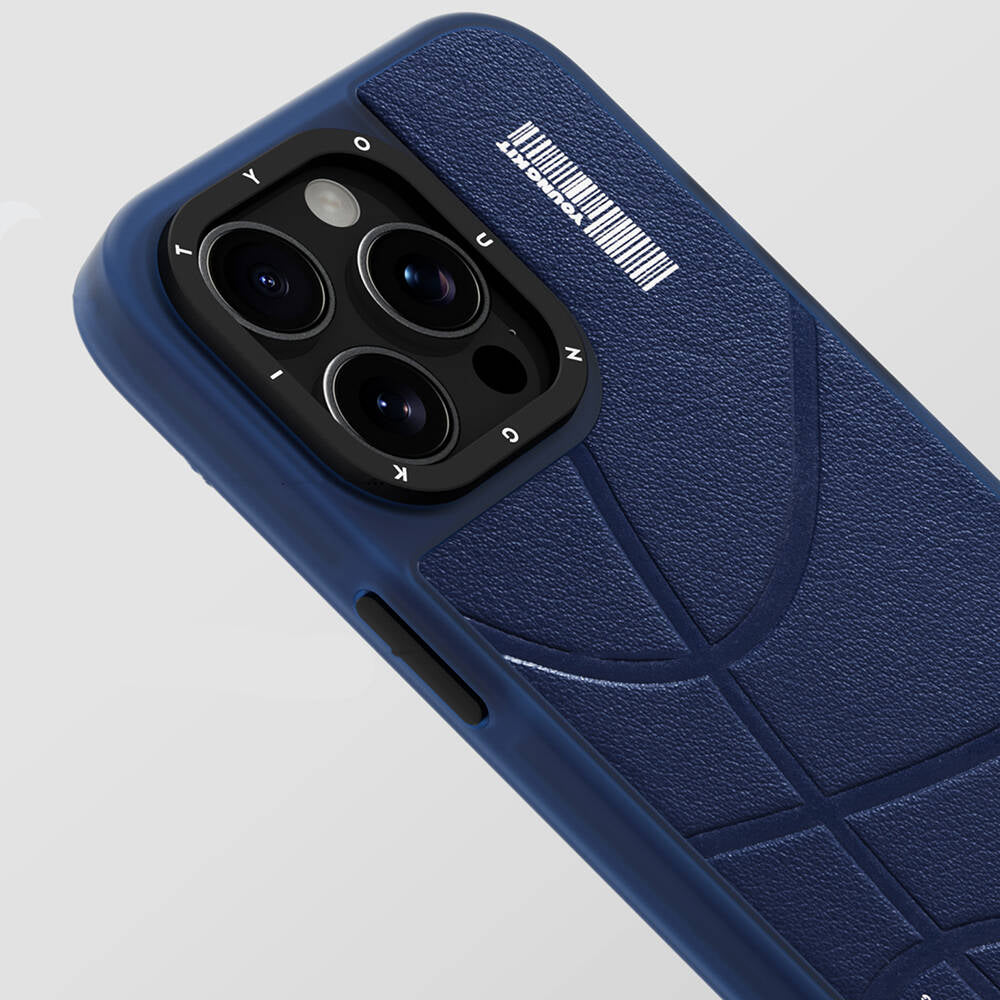 Apple iPhone 15 Pro Max Kılıf Magsafe Şarj Özellikli Youngkit Backboard Serisi Leather Kapak Kahverengi