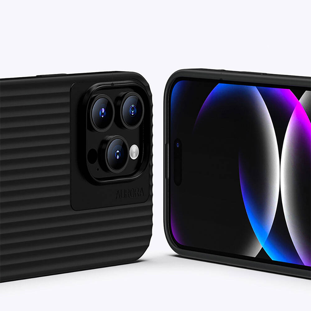 Apple iPhone 15 Pro Max Kılıf Recci Aurora Serisi Magsafe Şarj Özellikli Kapak Beyaz