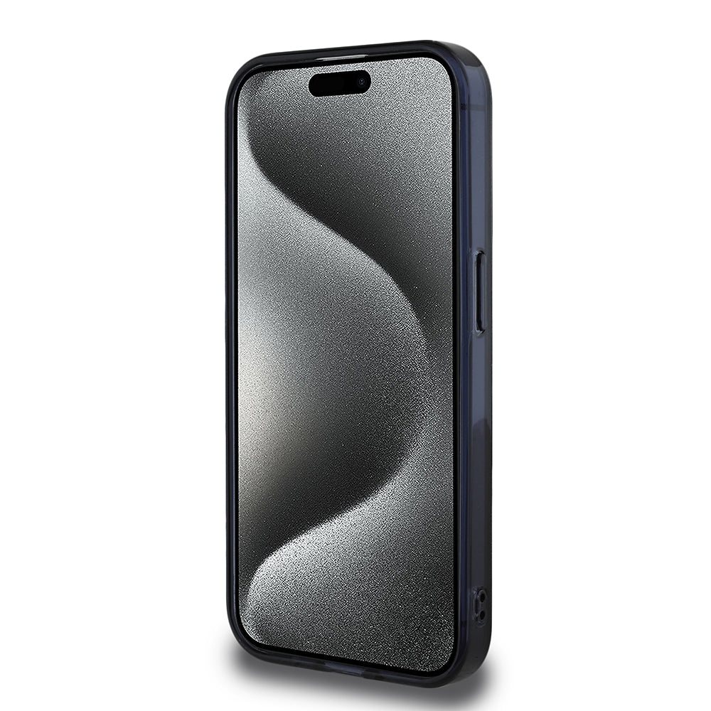 Apple iPhone 15 Pro Max Kılıf Redbull Orjinal Lisanslı M-safe Şarj Özellikli IML Çift Boğa Baskılı Sert PC  Kapak Lacivert