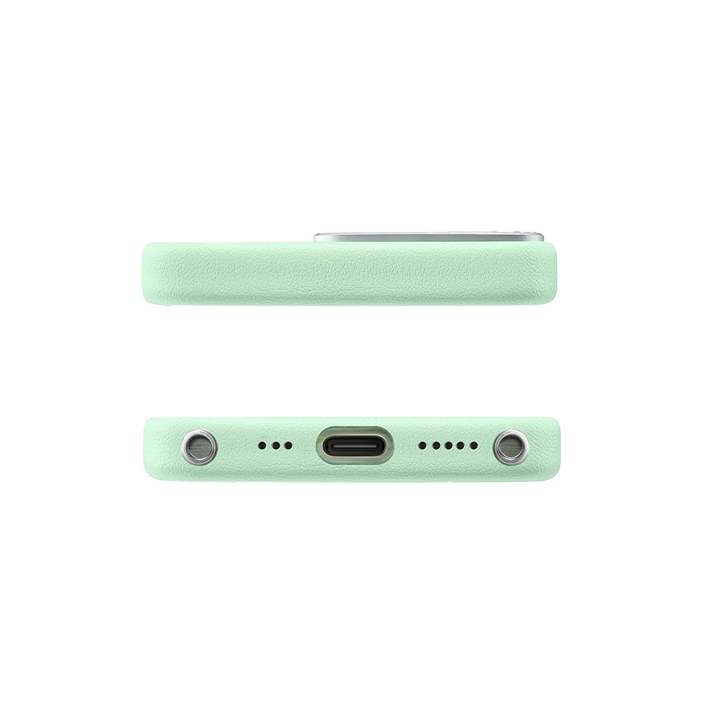 Apple iPhone 15 Pro Max Kılıf Suni Deri Tasarımlı Pynana Starry Serisi Kapak Lila