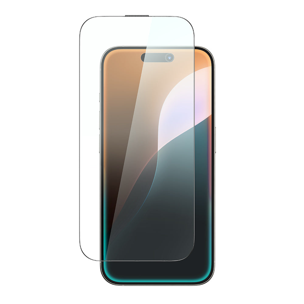 Apple iPhone 16 Amazingthing Titan Max Parmak İzi Bırakmayan Temperli Cam Ekran Koruyucu Siyah