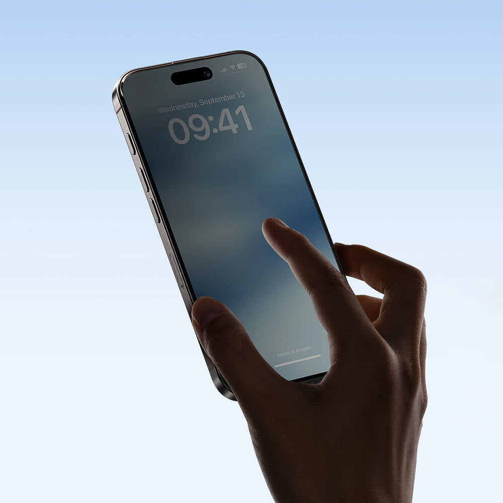 Apple iPhone 16 Benks Ultra Shield 0.4mm Privacy Ekran Koruyucu + Kolay Uygulama Aparatlı Siyah