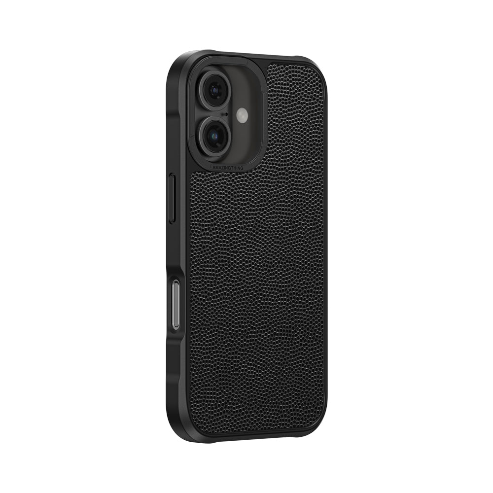 Apple iPhone 16 Kılıf Magsafe Şarj Özellikli Amazingthing Glamour Serisi Kapak Siyah