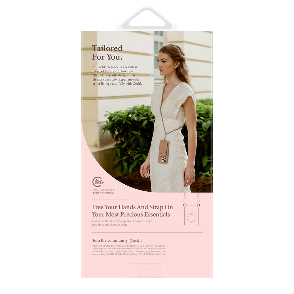 Apple iPhone 16 Kılıf Magsafe Şarj Özellikli Renk Geçişli Askı Aparatlı Coehl Linear Kapak Colorful