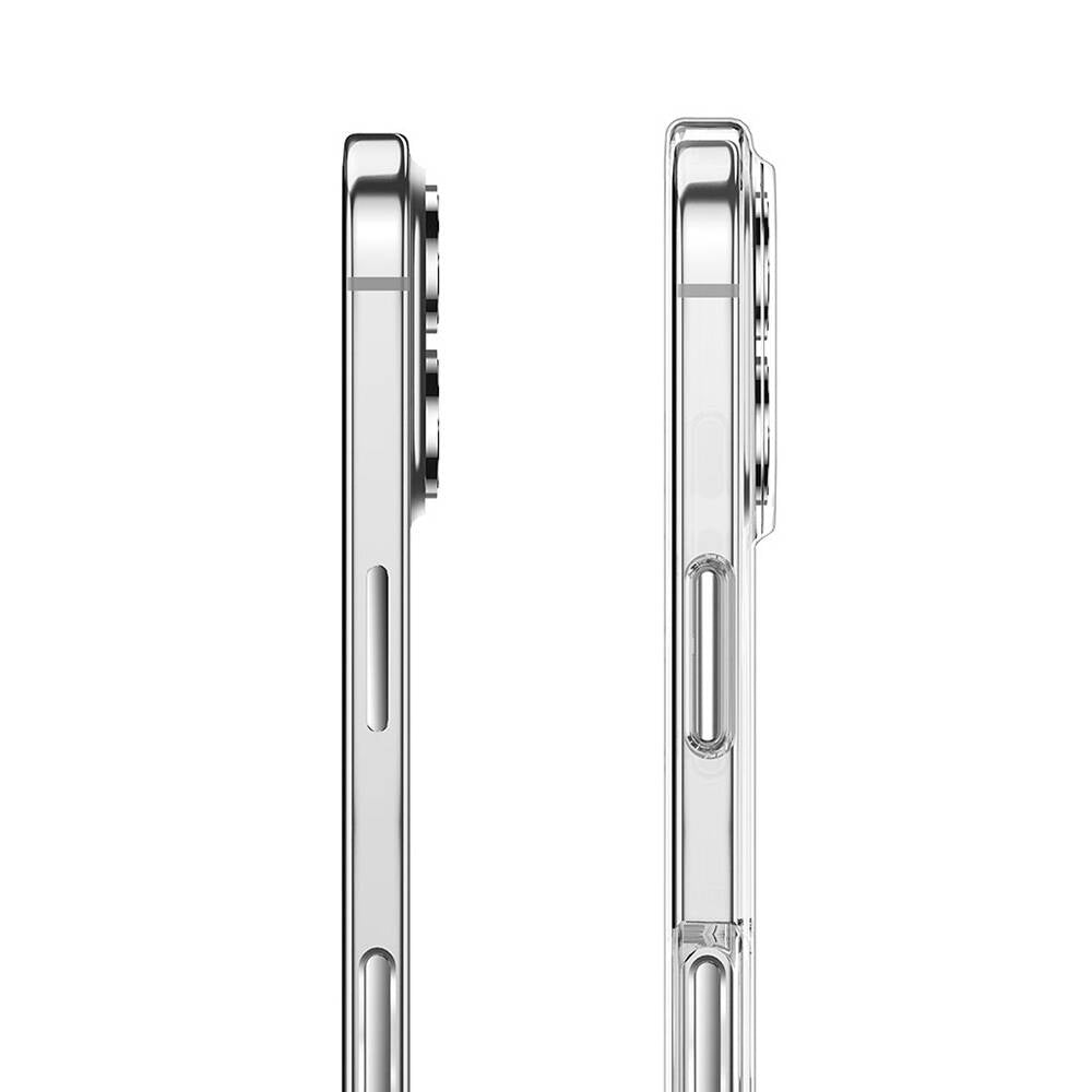 Apple iPhone 16 Kılıf Magsafe Şarj Özellikli Transparan Sert PC Wlons Pita Kapak Şeffaf