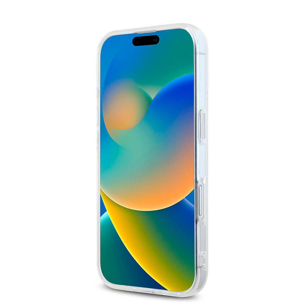 Apple iPhone 16 Kılıf U.S. Polo Assn. Orjinal Lisanslı Magsafe Şarj Özellikli IML Double Horse Logolu Ring Kapak Beyaz