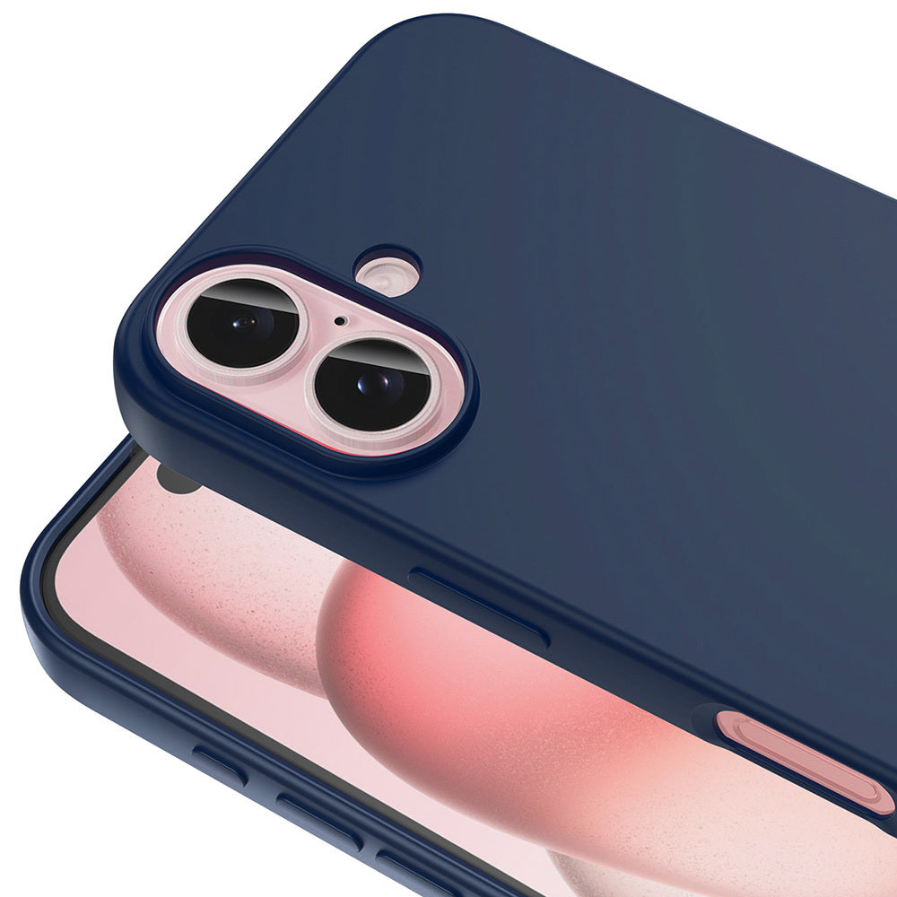 Apple iPhone 16 Kılıf Zore LSR Lansman Kapak Lacivert