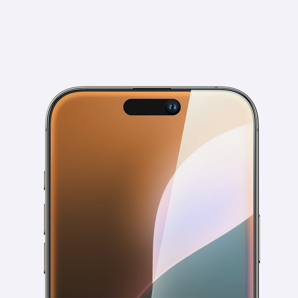 Apple iPhone 16 Plus Amazingthing Titan Max Parmak İzi Bırakmayan Temperli Cam Ekran Koruyucu Siyah