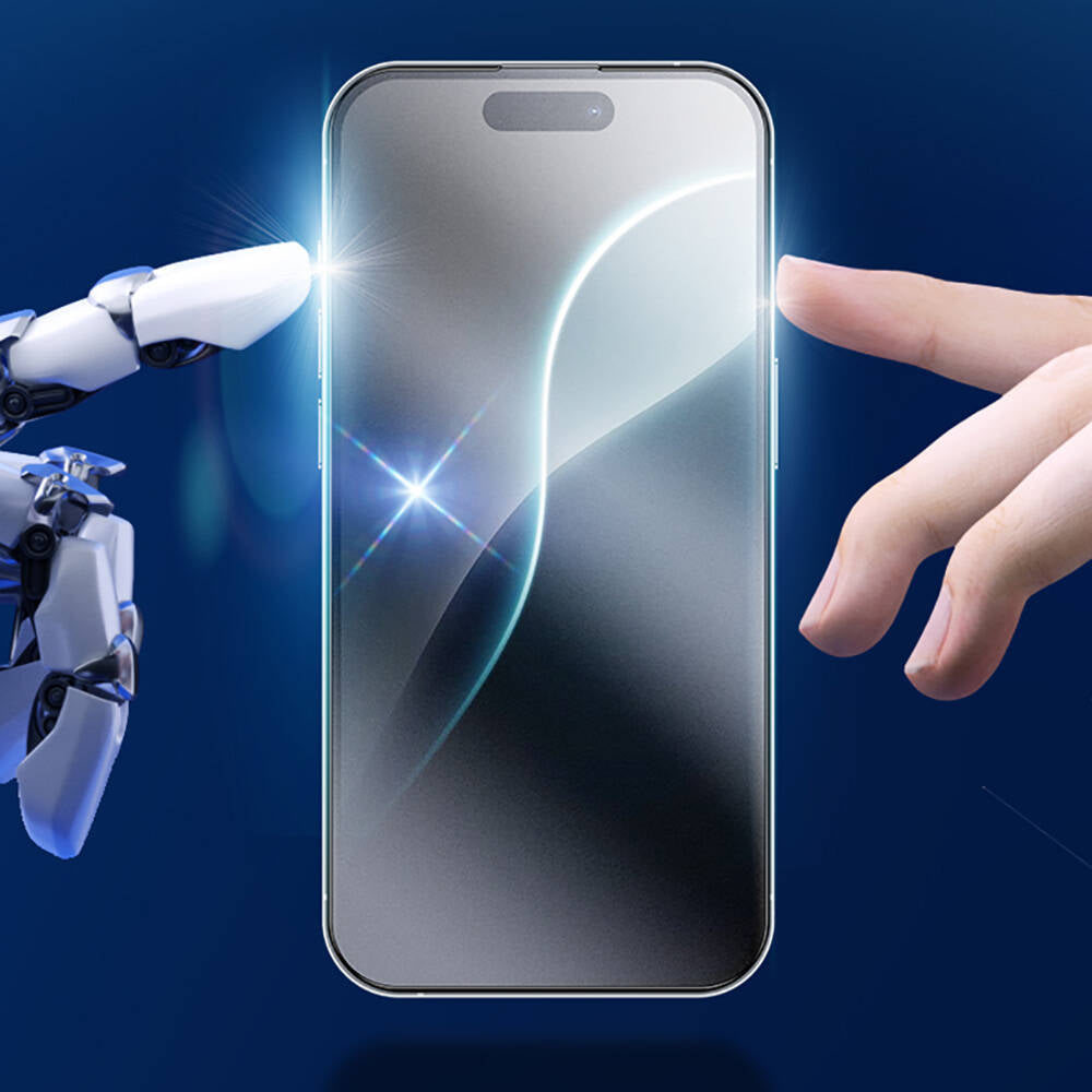 Apple iPhone 16 Plus Benks JoyTouch Mat Oyun Ekran Koruyucu + Kolay Uygulama Aparatı Siyah