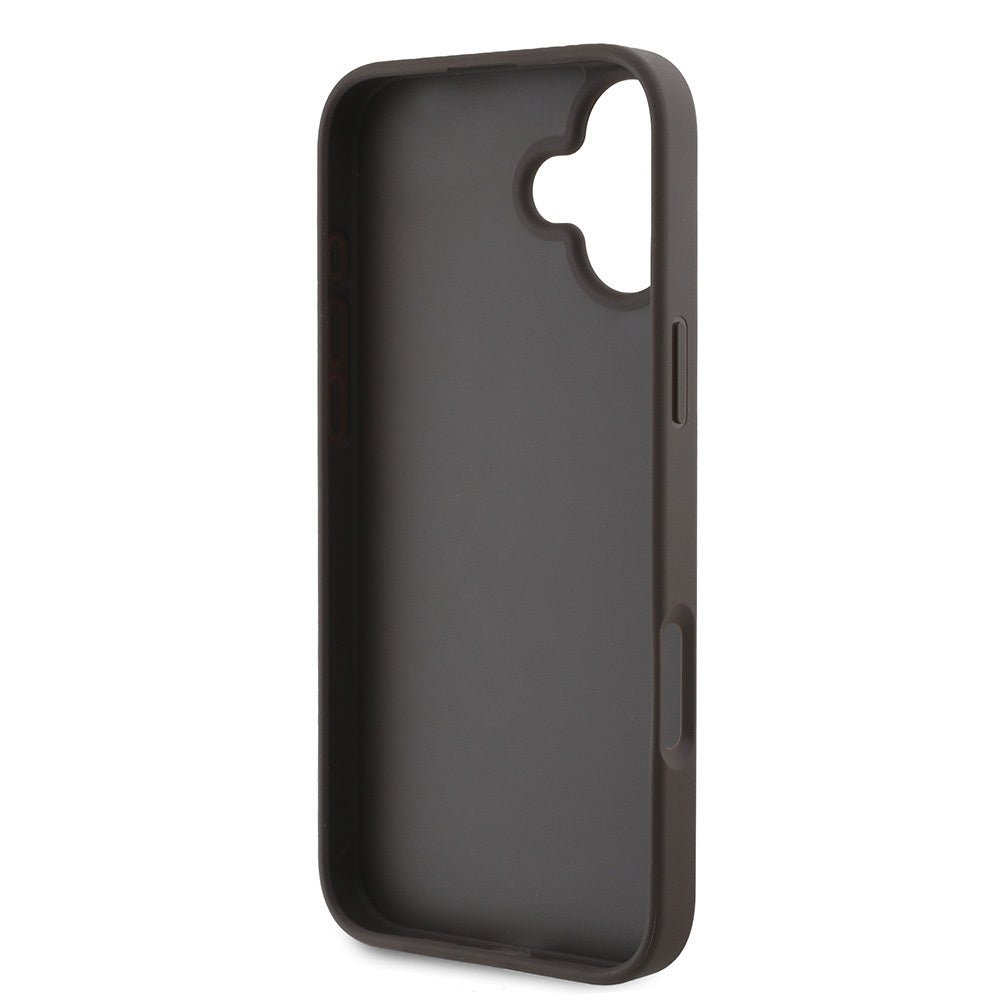 Apple iPhone 16 Plus Kılıf Guess Orjinal Lisanslı Big Love Guess Kapak Siyah