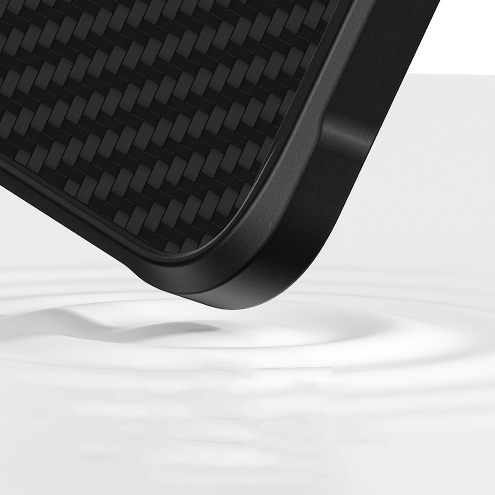 Apple iPhone 16 Plus Kılıf Magsafe Şarj Özellikli 1500D Aramid Fiber Amazingthing Titan Max Serisi Kapak Siyah