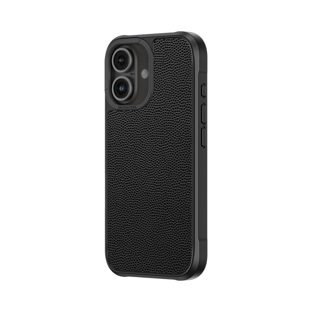 Apple iPhone 16 Plus Kılıf Magsafe Şarj Özellikli Amazingthing Glamour Serisi Kapak Siyah