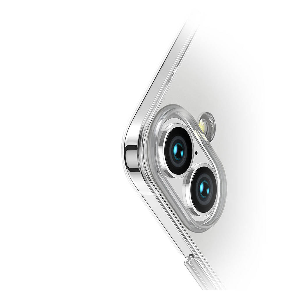 Apple iPhone 16 Plus Kılıf Magsafe Şarj Özellikli Transparan Sert PC Wlons Pita Kapak Şeffaf