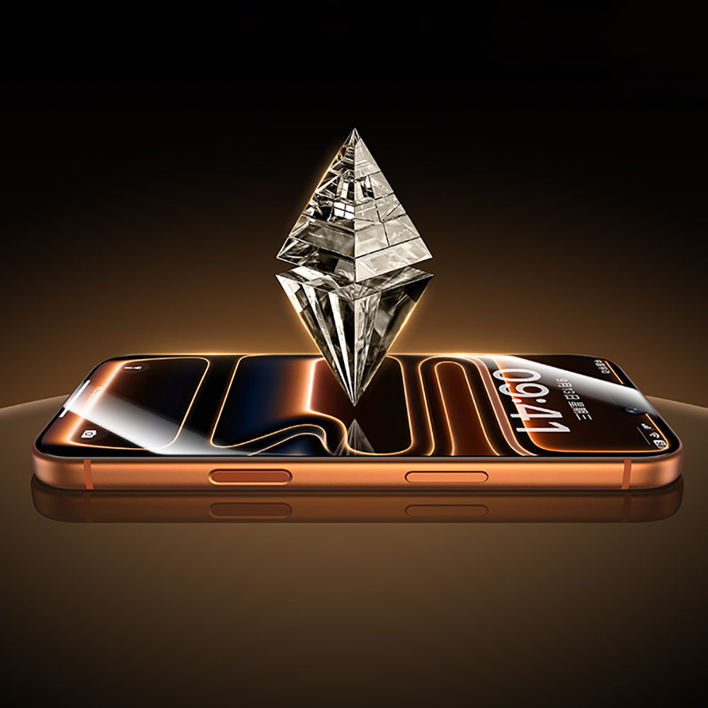 Apple iPhone 16 Pro Benks Glass Warrior 2.0 AR-EZFita Cam Ekran Koruyucu + Kolay Uygulama Aparatı Şeffaf