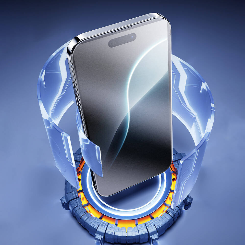 Apple iPhone 16 Pro Benks JoyTouch Mat Oyun Ekran Koruyucu + Kolay Uygulama Aparatı Siyah