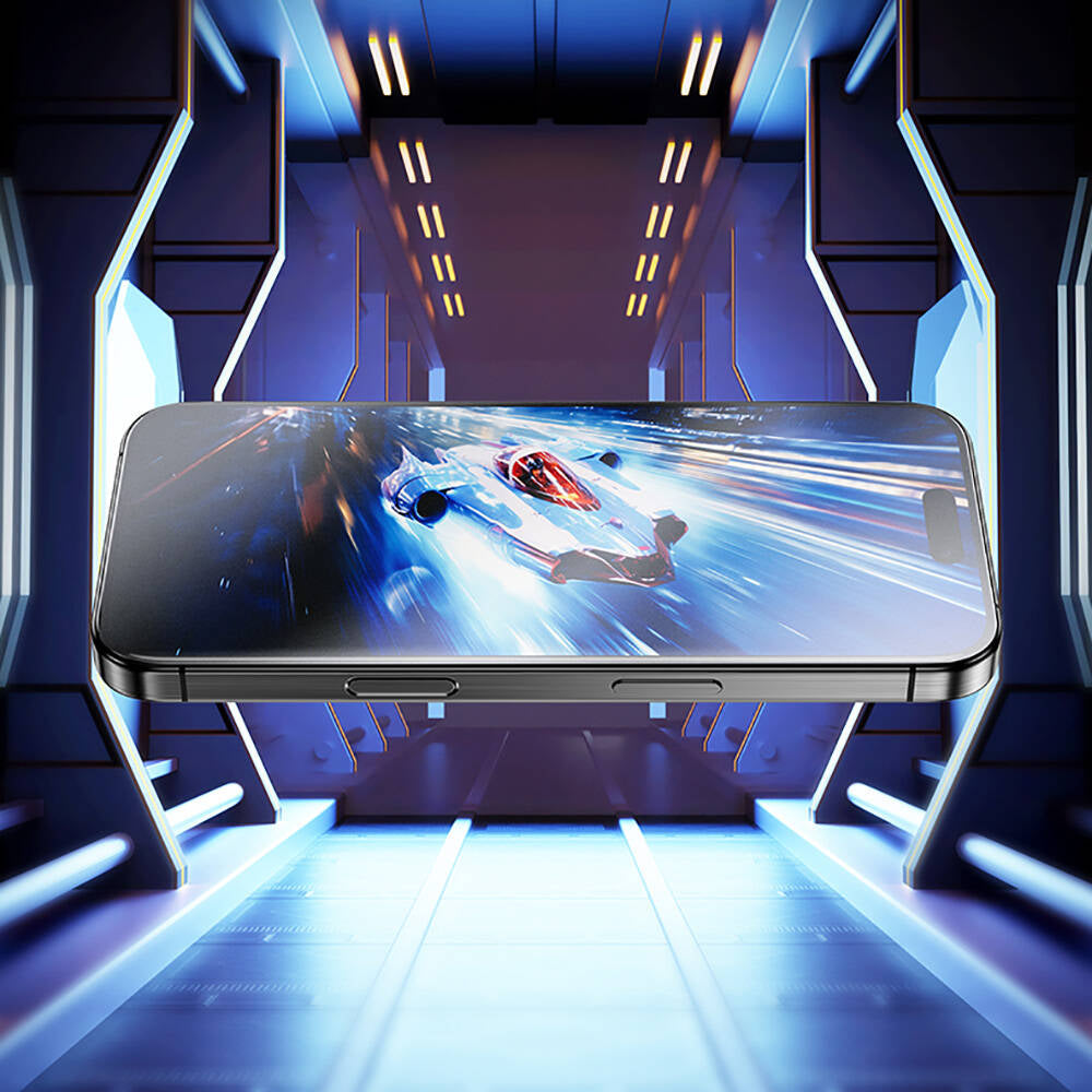 Apple iPhone 16 Pro Benks JoyTouch Mat Oyun Ekran Koruyucu + Kolay Uygulama Aparatı Siyah