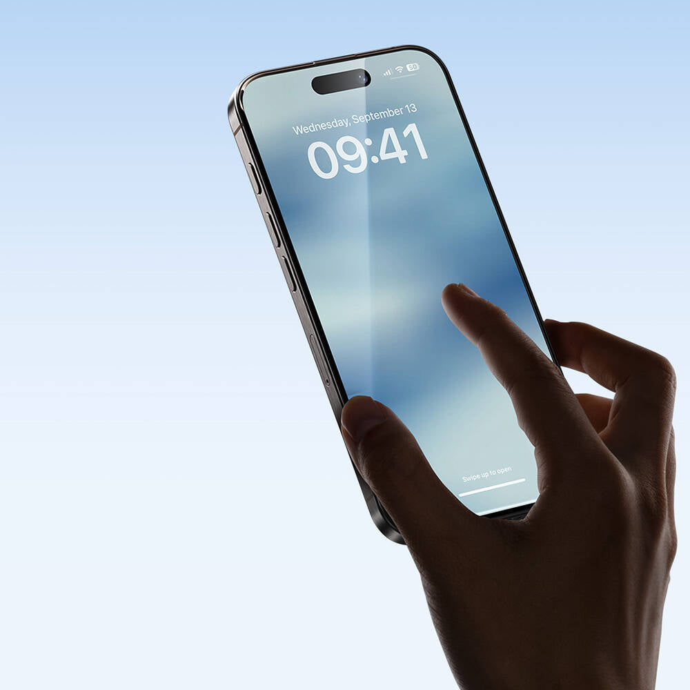 Apple iPhone 16 Pro Benks Ultra Shield 0.3mm Ekran Koruyucu + Kolay Uygulama Aparatlı Siyah