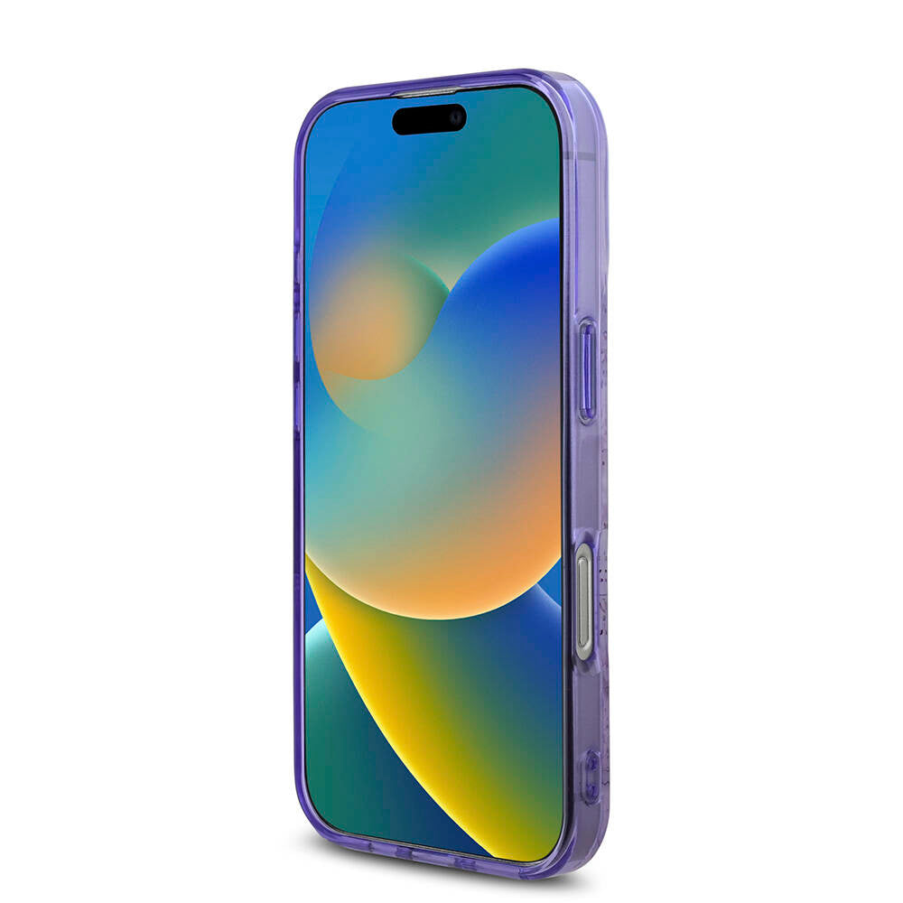 Apple iPhone 16 Pro Kılıf Guess Orjinal Lisanslı Magsafe Şarj Özellikli Flower Tonal Circle Kapak Yeşil