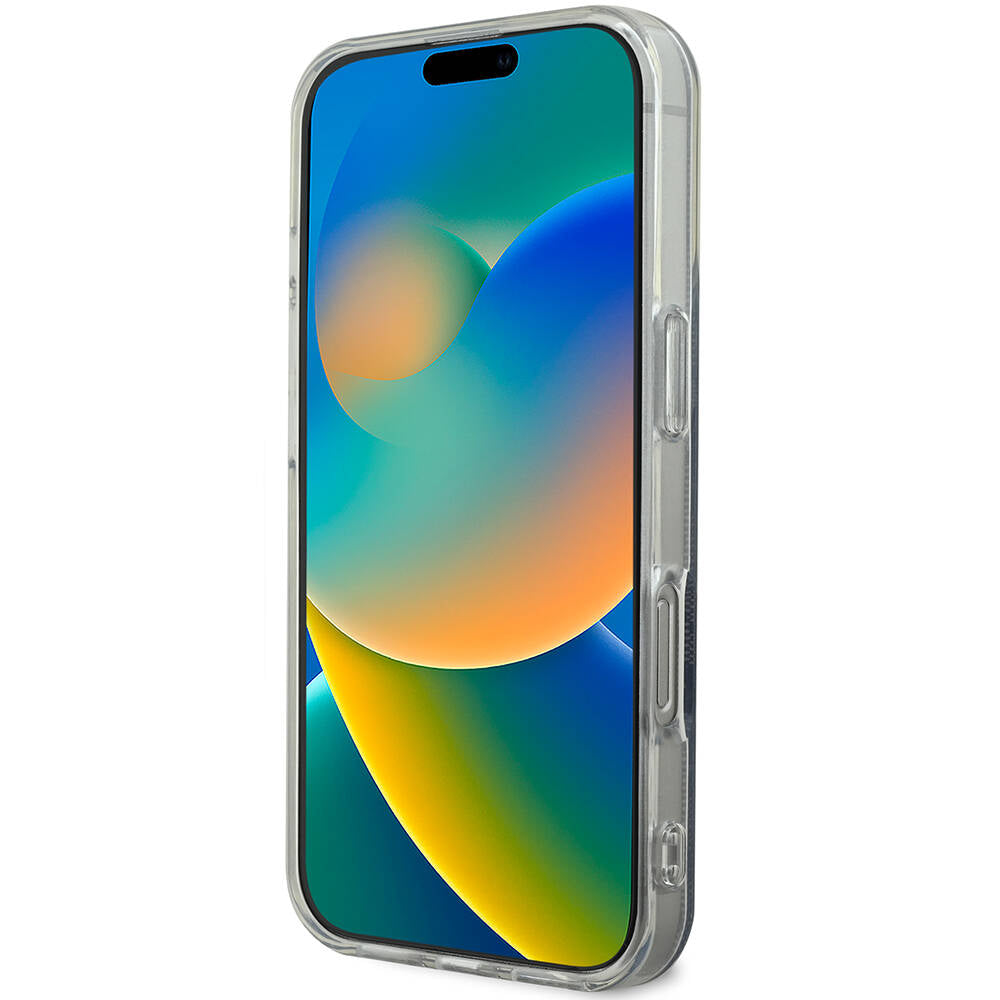 Apple iPhone 16 Pro Kılıf Guess Orjinal Lisanslı Magsafe Şarj Özellikli Yazı Logolu 4G Desenli Kapak Kahverengi