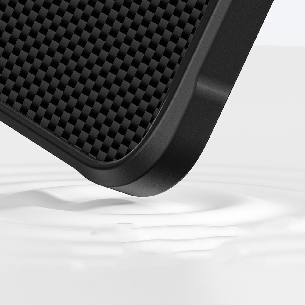 Apple iPhone 16 Pro Kılıf Magsafe Şarj Özellikli 600D Aramid Fiber Amazingthing Titan Max Serisi Kapak Siyah