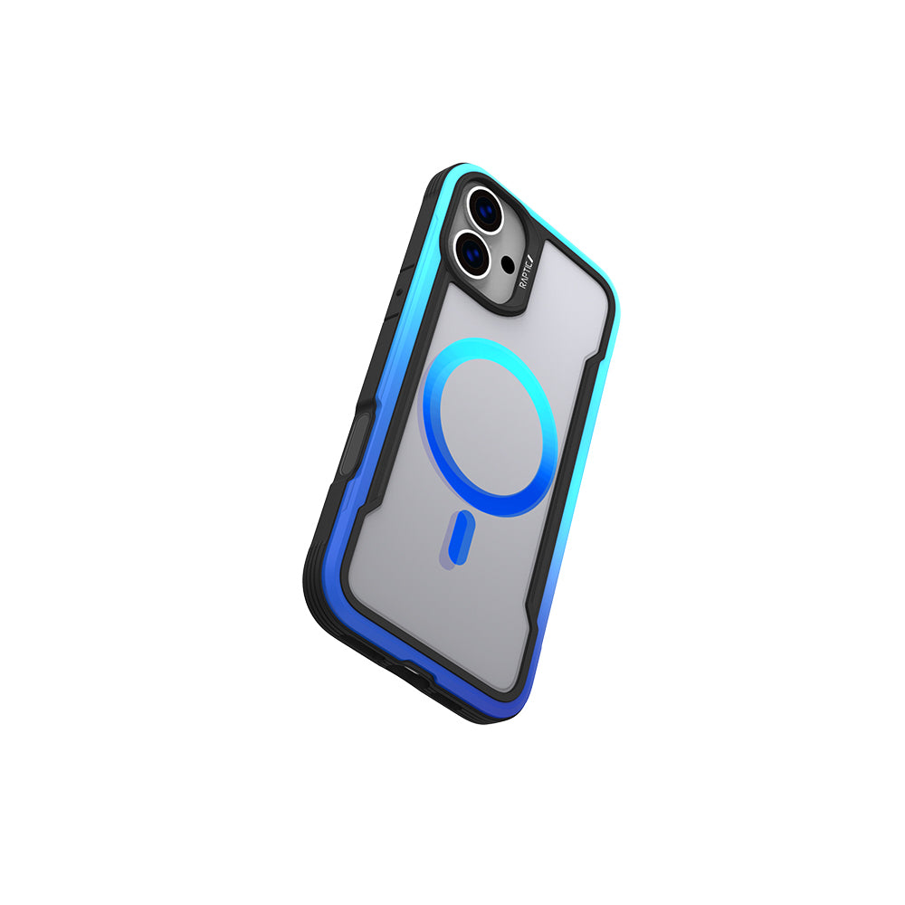 Apple iPhone 16 Pro Kılıf Magsafe Şarj Özellikli Airbagli Raptic Shield 2.0 Serisi Şeffaf Arka Yüzey Kapak Siyah