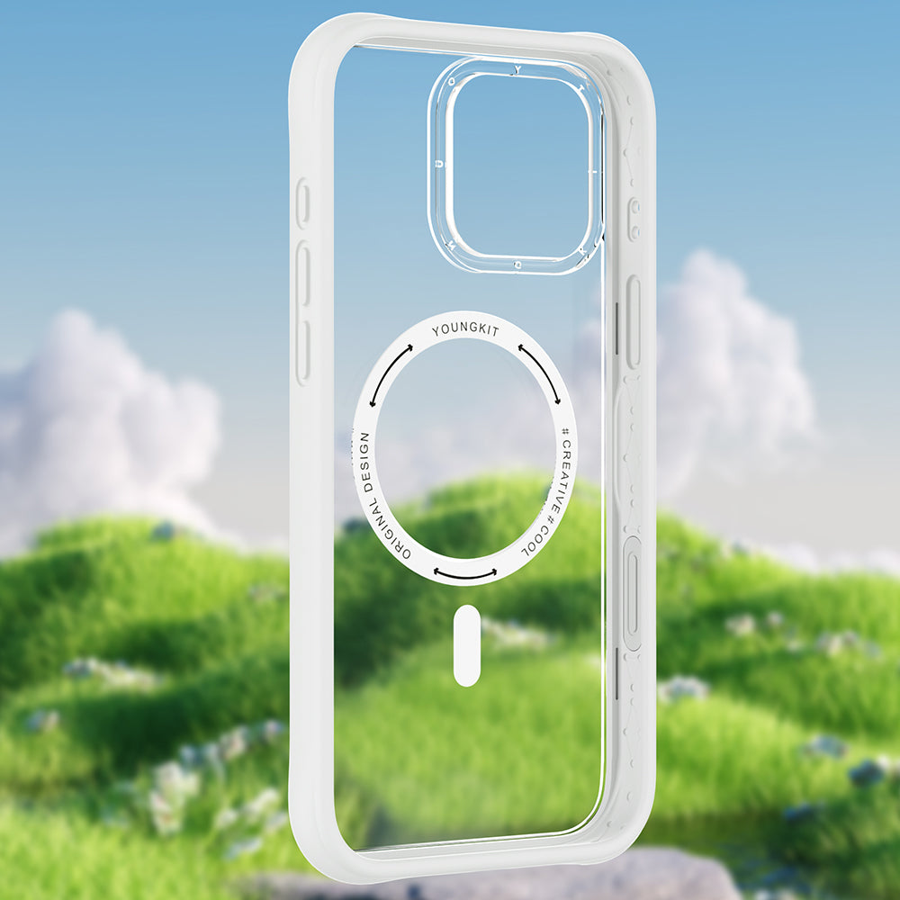 Apple iPhone 16 Pro Kılıf M-safe Şarj Özellikli Airbagli Youngkit Dynamic 2 Serisi Kapak Pembe