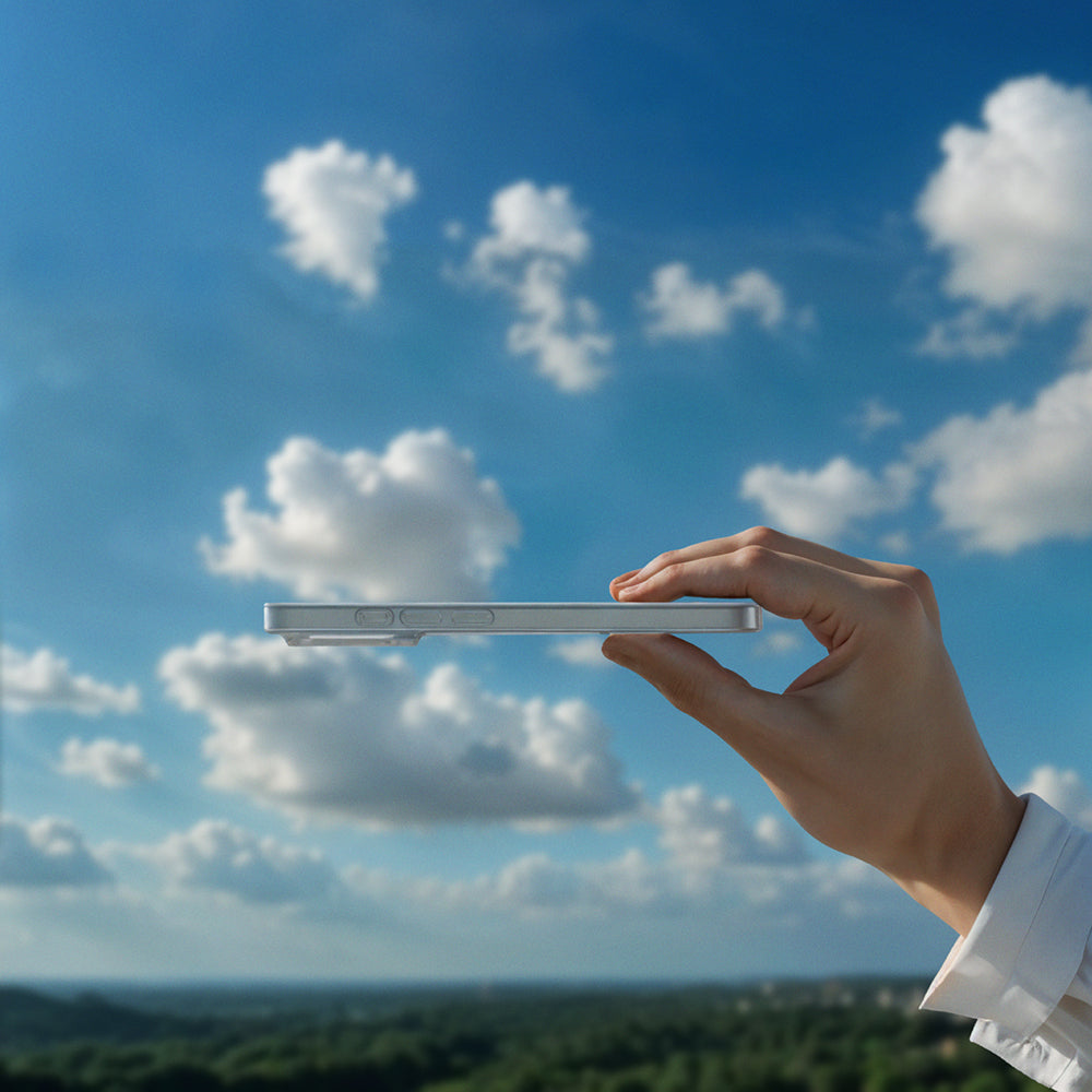 Apple iPhone 16 Pro Kılıf M-safe Şarj Özellikli Amazingthing Minimal Air Serisi Kapak Şeffaf