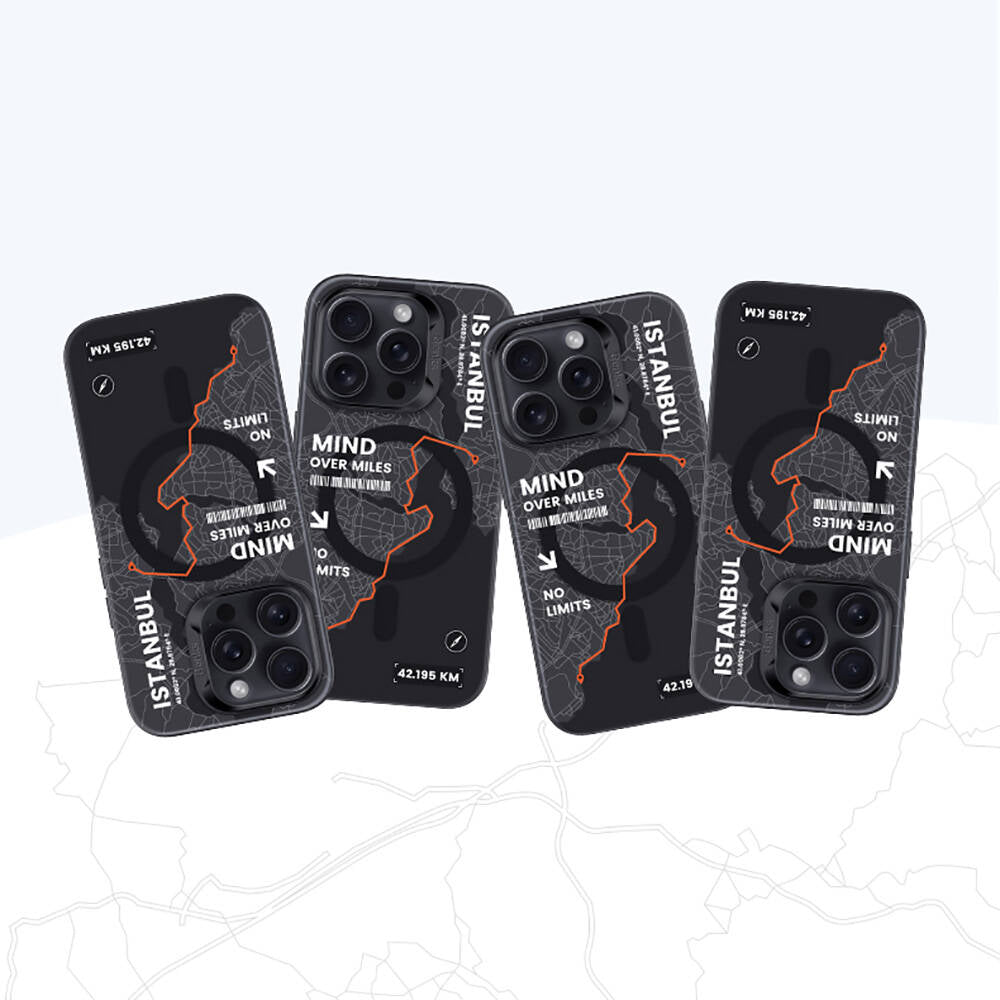 Apple iPhone 16 Pro Kılıf Magsafe Şarj Özellikli Benks City Serisi Kapak Mavi