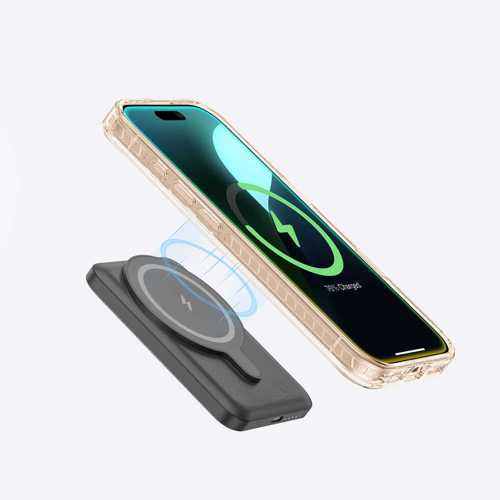 Apple iPhone 16 Pro Kılıf Magsafe Şarj Özellikli Standlı Amazingthing Titan Pro Plus Kapak Gri