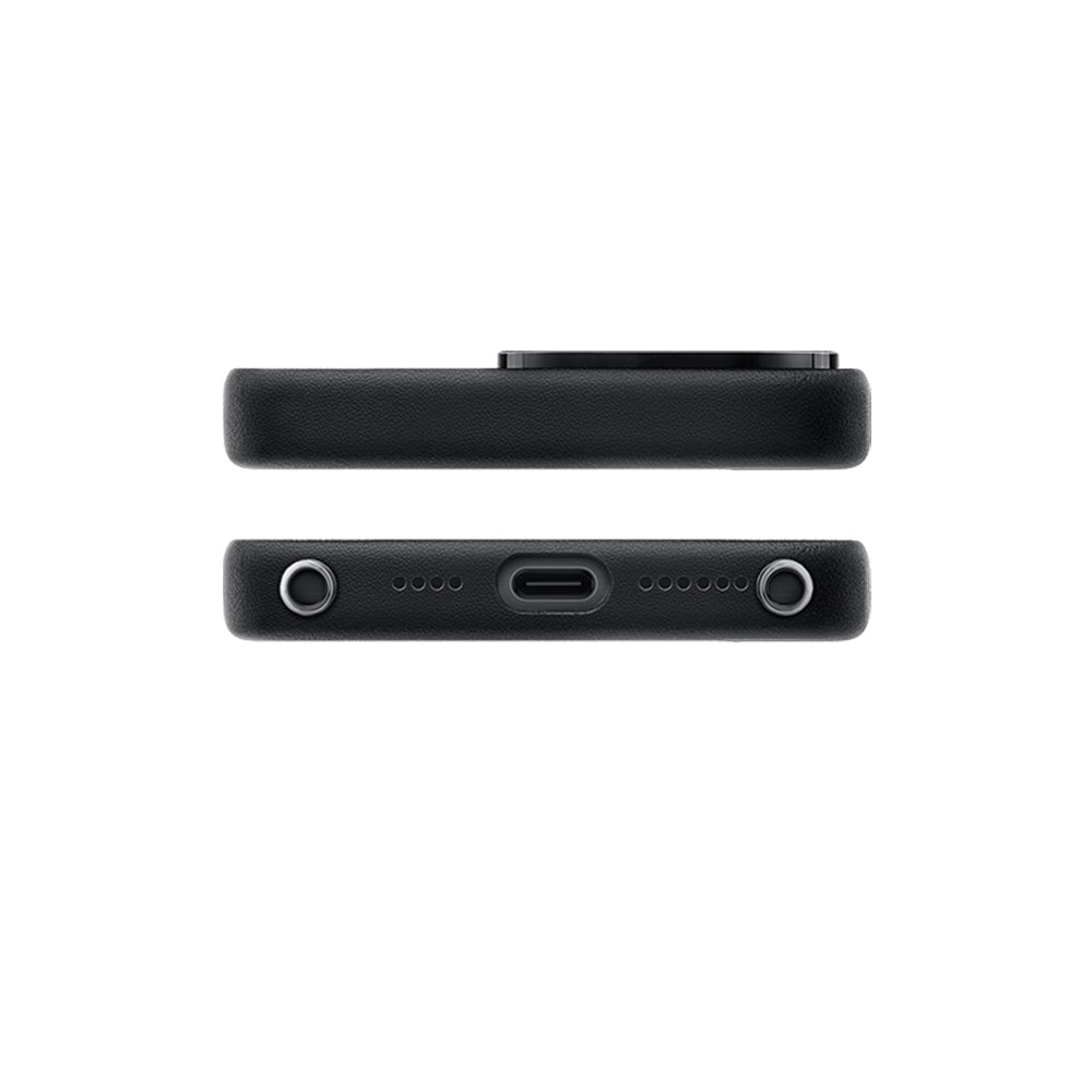 Apple iPhone 16 Pro Kılıf M-safe Şarj Özellikli Standlı Suni Deri Tasarımlı Pynana Dancing Circle Serisi Kapak Lila