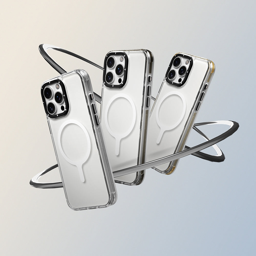 Apple iPhone 16 Pro Kılıf Magsafe Şarj Özellikli YoungKit Crystal Color Serisi Kapak Sarı