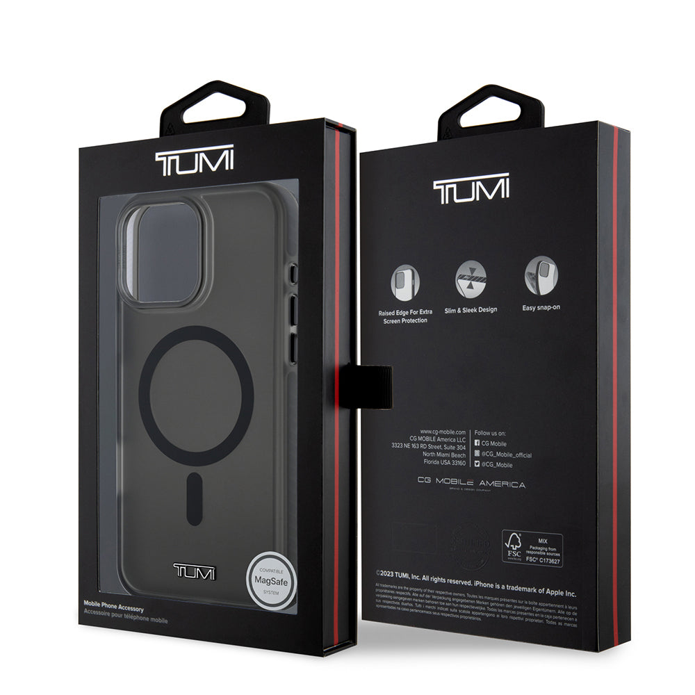 Apple iPhone 16 Pro Kılıf TUMI Orjinal Lisanslı Magsafe Şarj Özellikli Airbagli Buzlu Transparan Kapak Haki