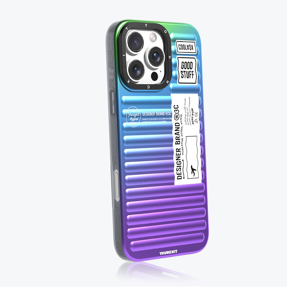 Apple iPhone 16 Pro Kılıf YoungKit The Secret Color Serisi Kapak Mor