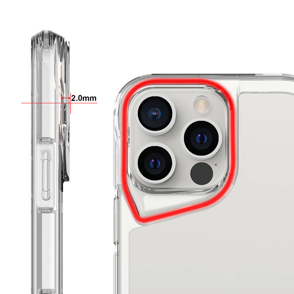 Apple iPhone 16 Pro Kılıf Zore T-Max Kapak Şeffaf