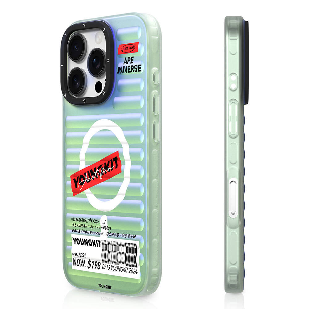 Apple iPhone 16 Pro Magsafe Şarj Özellikli Youngkit Chameleon Serisi Kapak Mavi