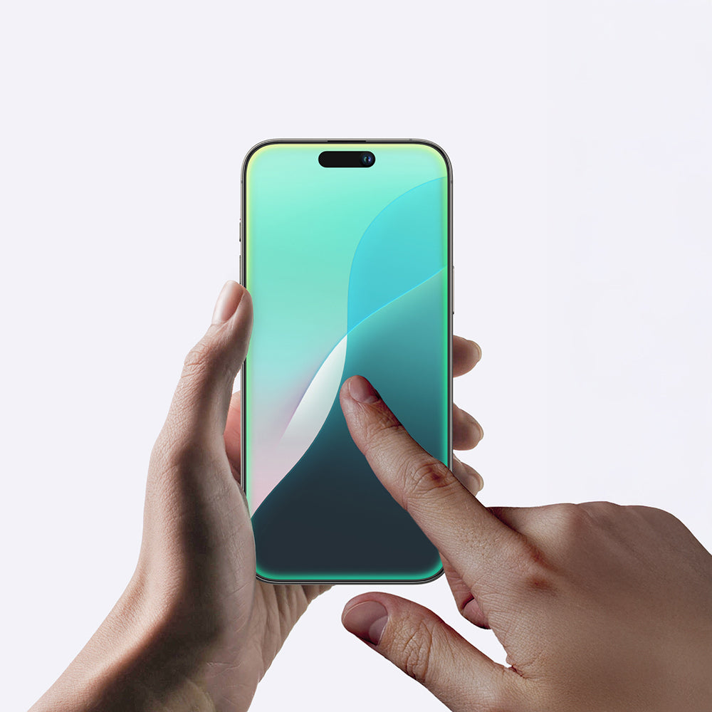 Apple iPhone 16 Pro Max Amazingthing Radix Mat Parmak İzi Bırakmayan Temperli Cam Ekran Koruyucu Siyah