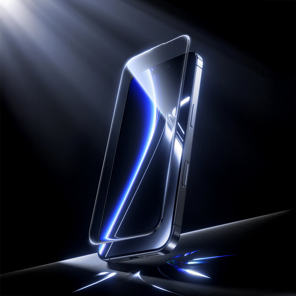 Apple iPhone 16 Pro Max Benks Glass Warrior Safir Coating Ultra İnce Cam Ekran Koruyucu Siyah