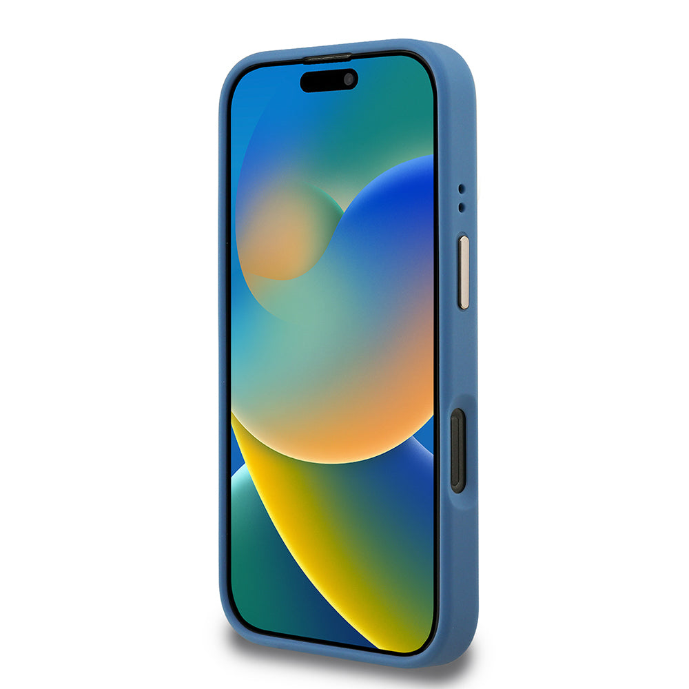 Apple iPhone 16 Pro Max Kılıf Guess Orjinal Lisanslı PU Deri 4G Desenli Metal Büyük 4G ve Yazı Logolu Kamera Standlı Kapak Siyah