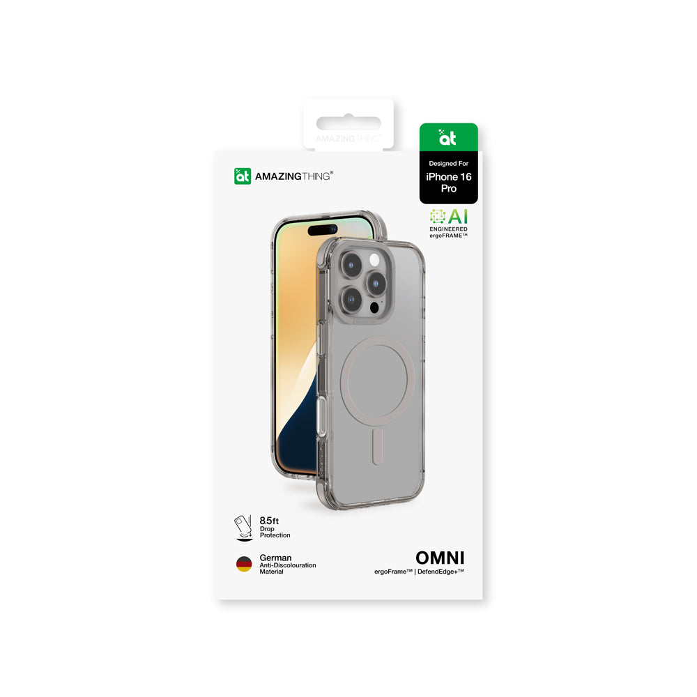 Apple iPhone 16 Pro Max Kılıf Magsafe Şarj Özellikli Amazingthing Omni Serisi Kapak Rose Gold