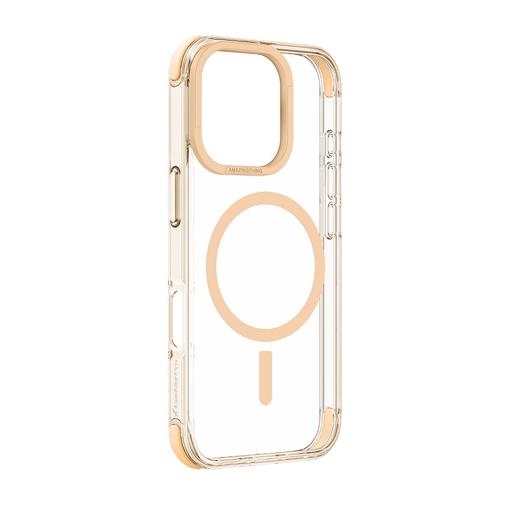 Apple iPhone 16 Pro Max Kılıf Magsafe Şarj Özellikli Amazingthing Omni Serisi Kapak Rose Gold